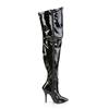 Pleaser Pink Label - SEDUCE3000WC Cuissardes - Chaussures de pole dance - Noir Product image